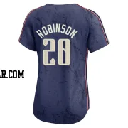 Eddie Robinson Women's Cleveland Guardians Navy Limited 2024 City Connect Jersey