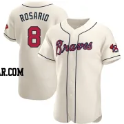 Eddie Rosario Men's Atlanta Braves Cream Authentic Alternate Jersey