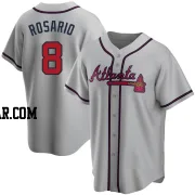 Eddie Rosario Men's Atlanta Braves Gray Replica Road Jersey