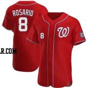 Eddie Rosario Men's Washington Nationals Red Authentic Alternate Jersey