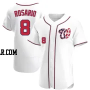 Eddie Rosario Men's Washington Nationals White Authentic Alternate Jersey