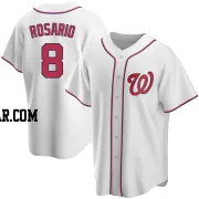 Eddie Rosario Men's Washington Nationals White Replica Home Jersey