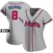 Eddie Rosario Women's Atlanta Braves Gray Authentic Road Jersey