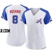 Eddie Rosario Women's Atlanta Braves White Replica 2023 City Connect Jersey