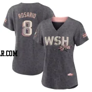 Eddie Rosario Women's Washington Nationals Gray Authentic 2022 City Connect Jersey