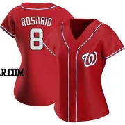 Eddie Rosario Women's Washington Nationals Red Authentic Alternate Jersey