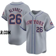 Eddy Alvarez Men's New York Mets Gray Limited Away Jersey