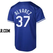 Eddy Alvarez Youth Los Angeles Dodgers Royal Limited Alternate Jersey