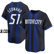 Eddys Leonard Men's Detroit Tigers Blue Limited 2024 City Connect Jersey