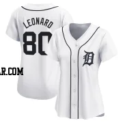 Eddys Leonard Women's Detroit Tigers White Limited Home Jersey