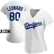 Eddys Leonard Women's Los Angeles Dodgers White Authentic Home Jersey