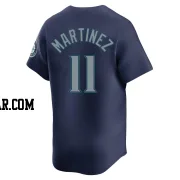 Edgar Martinez Men's Seattle Mariners Navy Limited Road Jersey