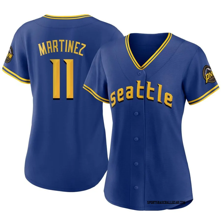 Edgar Martinez Women's Seattle Mariners Royal Authentic 2023 City Connect Jersey