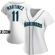 Edgar Martinez Women's Seattle Mariners White Authentic Home Jersey