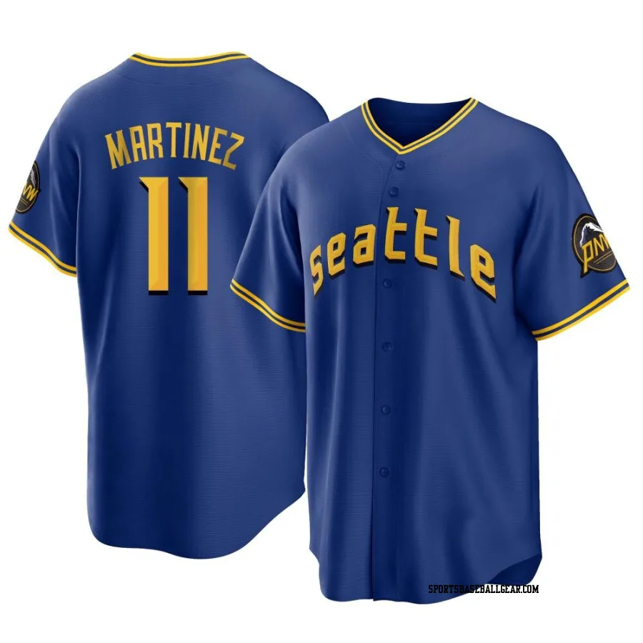 Edgar Martinez Youth Seattle Mariners Royal Replica 2023 City Connect Jersey