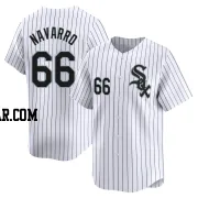 Edgar Navarro Men's Chicago White Sox White Limited Home Jersey