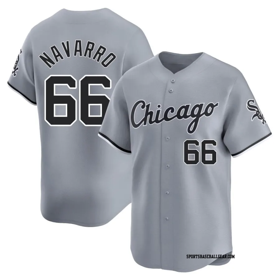 Edgar Navarro Youth Chicago White Sox Gray Limited Road Jersey