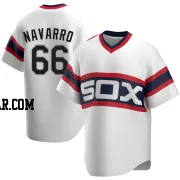 Edgar Navarro Youth Chicago White Sox White Replica Cooperstown Collection Jersey