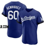 Edgardo Henriquez Men's Los Angeles Dodgers Royal Authentic 2021 City Connect Jersey