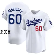 Edgardo Henriquez Men's Los Angeles Dodgers White Limited Home Jersey