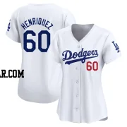 Edgardo Henriquez Women's Los Angeles Dodgers White Limited Home Jersey