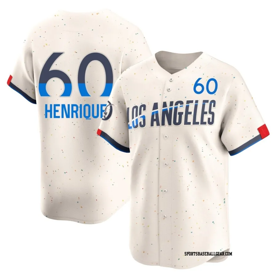 Edgardo Henriquez Youth Los Angeles Dodgers Cream Limited 2024 City Connect Jersey