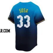 Edmundo Sosa Men's Philadelphia Phillies Blue Limited 2024 City Connect Jersey