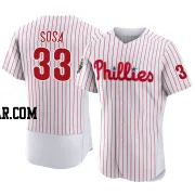 Edmundo Sosa Men's Philadelphia Phillies White Authentic 2022 World Series Home Jersey