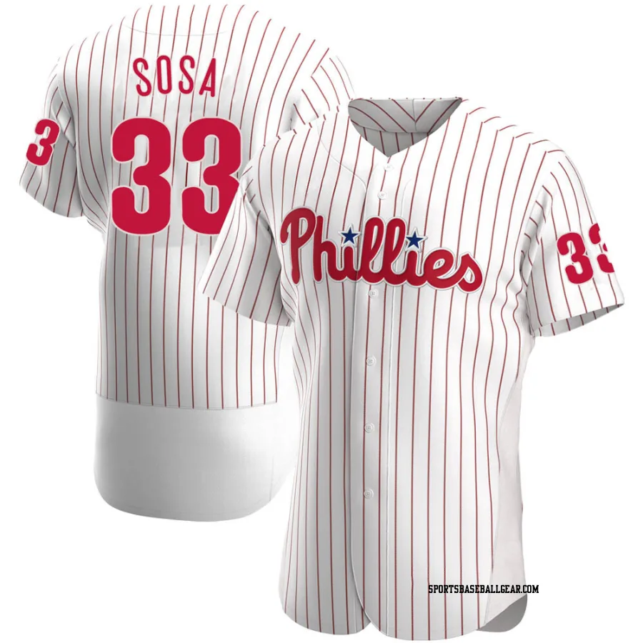 Edmundo Sosa Men's Philadelphia Phillies White Authentic Home Jersey