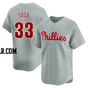 Edmundo Sosa Youth Philadelphia Phillies Gray Limited Away Jersey