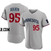 Edouard Julien Men's Minnesota Twins Gray Authentic Road Jersey