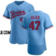 Edouard Julien Men's Minnesota Twins Light Blue Authentic Alternate Jersey