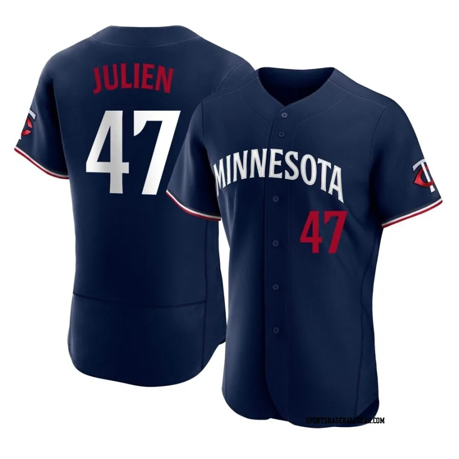 Edouard Julien Men's Minnesota Twins Navy Authentic Alternate Jersey