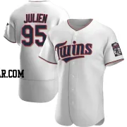 Edouard Julien Men's Minnesota Twins White Authentic Home Jersey