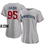 Edouard Julien Women's Minnesota Twins Gray Authentic Road Jersey