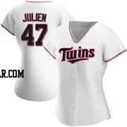 Edouard Julien Women's Minnesota Twins White Authentic Home Jersey