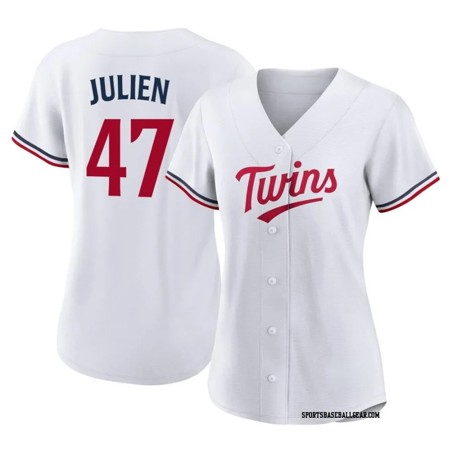 Edouard Julien Women's Minnesota Twins White Authentic Home Jersey