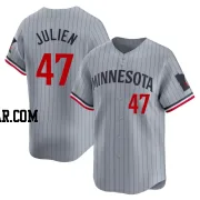 Edouard Julien Youth Minnesota Twins Gray Limited Road Jersey