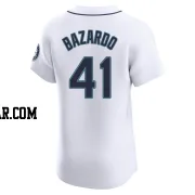 Eduard Bazardo Men's Seattle Mariners White Elite Home Jersey