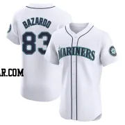 Eduard Bazardo Men's Seattle Mariners White Elite Home Jersey