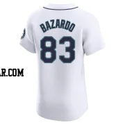 Eduard Bazardo Men's Seattle Mariners White Elite Home Jersey