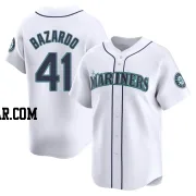 Eduard Bazardo Men's Seattle Mariners White Limited Home Jersey