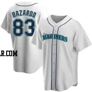 Eduard Bazardo Men's Seattle Mariners White Replica Home Jersey