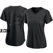 Eduard Bazardo Women's Boston Red Sox Black Replica Pitch Fashion Jersey