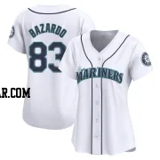 Eduard Bazardo Women's Seattle Mariners White Limited Home Jersey