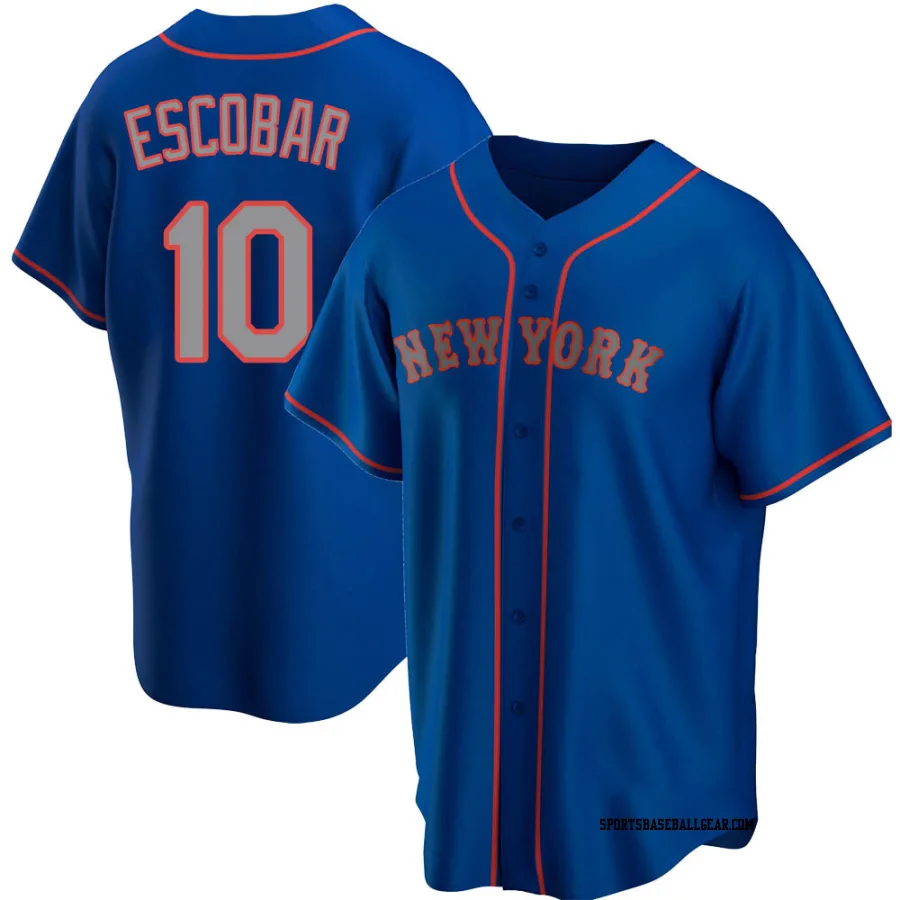 Eduardo Escobar Men's New York Mets Royal Replica Alternate Road Jersey