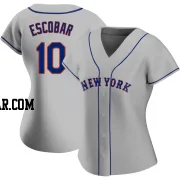 Eduardo Escobar Women's New York Mets Gray Authentic Road Jersey