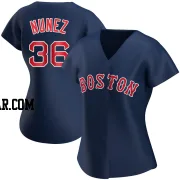 Eduardo Nunez Women's Boston Red Sox Navy Authentic Alternate Jersey