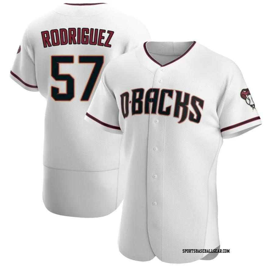 Eduardo Rodriguez Men's Arizona Diamondbacks White/Crimson Authentic Home Jersey