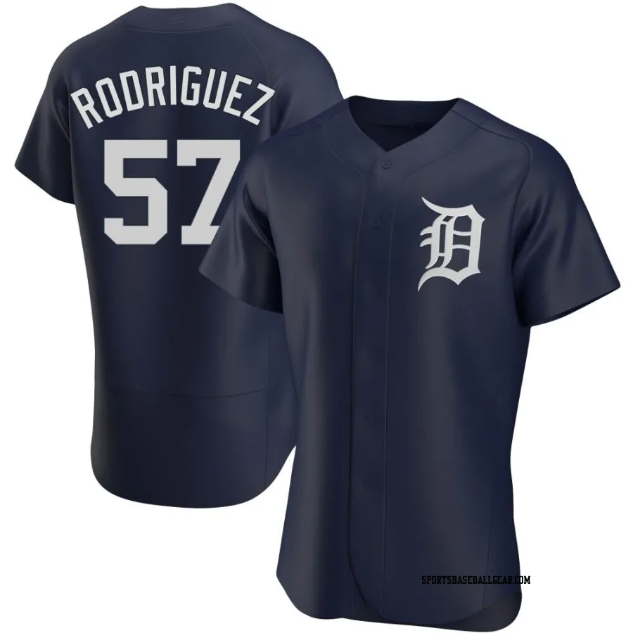 Eduardo Rodriguez Men's Detroit Tigers Navy Authentic Alternate Jersey